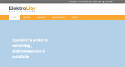 Desktop Screenshot of elektrolite.nl